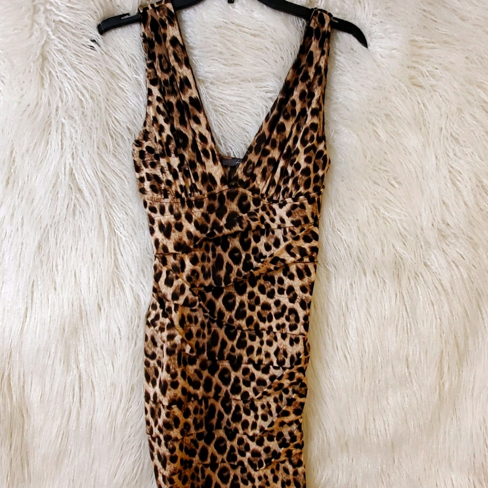 Leopard short dress